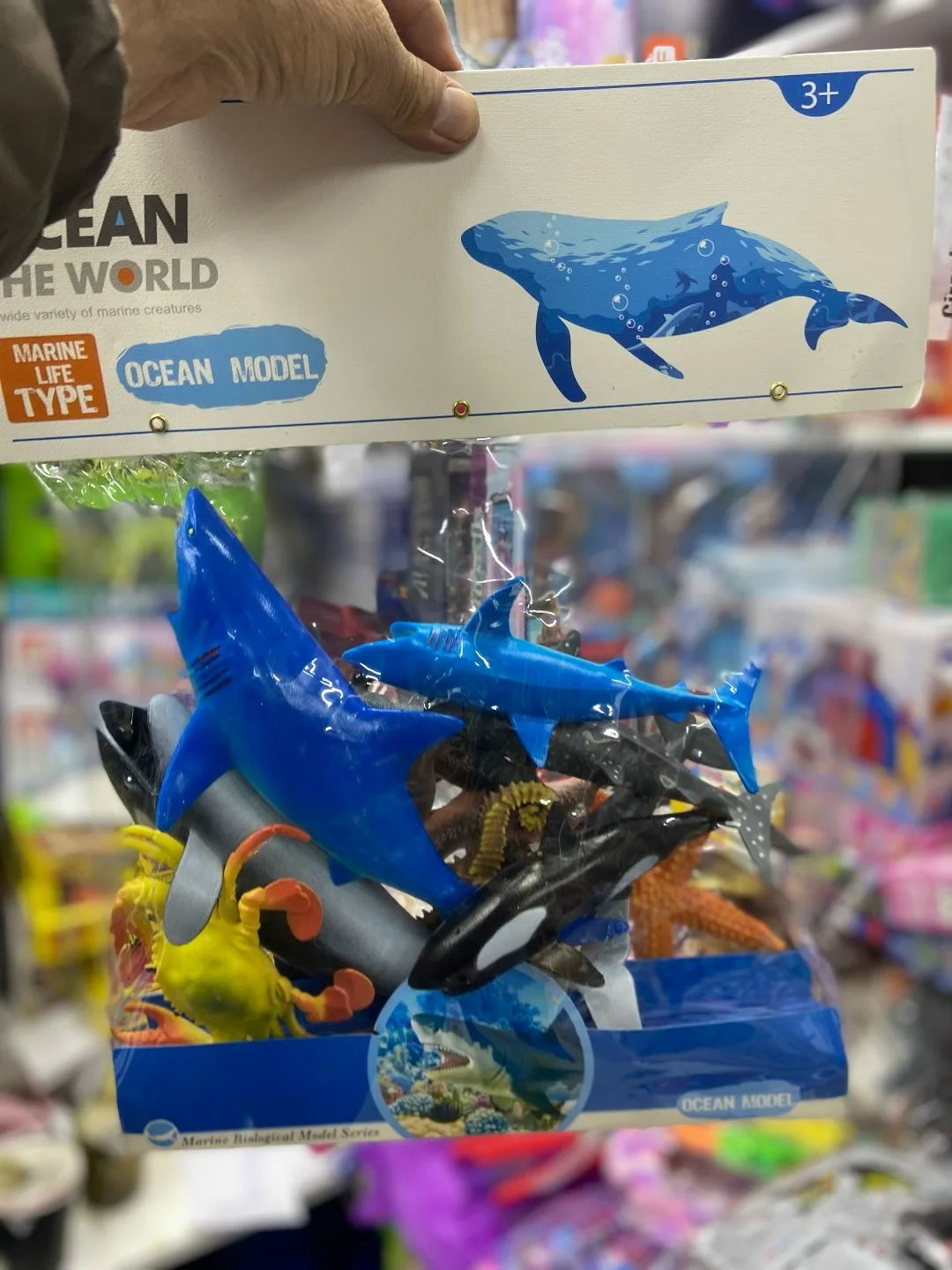 Набор из 12 крупных фигурок животных подводного мира — фото 10