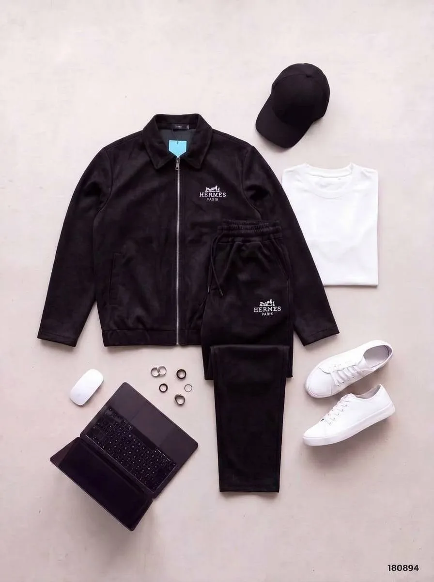 Костюм мужской спортивный из замши — фото 2