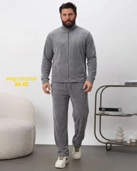 Костюм мужской из теслы микровельвета — фото 3