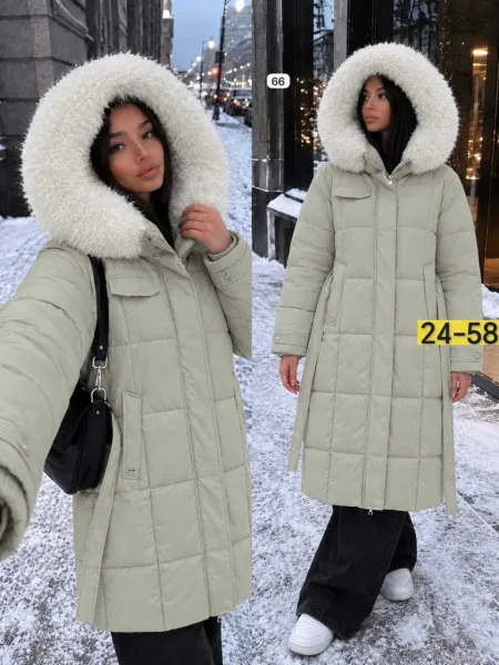 Тёплая куртка с мягким мехом для уюта и стиля — фото 3