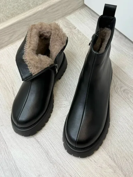 Ботинки кожаные — фото 2