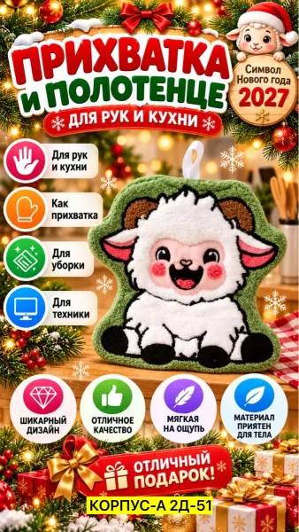 Кухонный набор: прихватка — фото 1