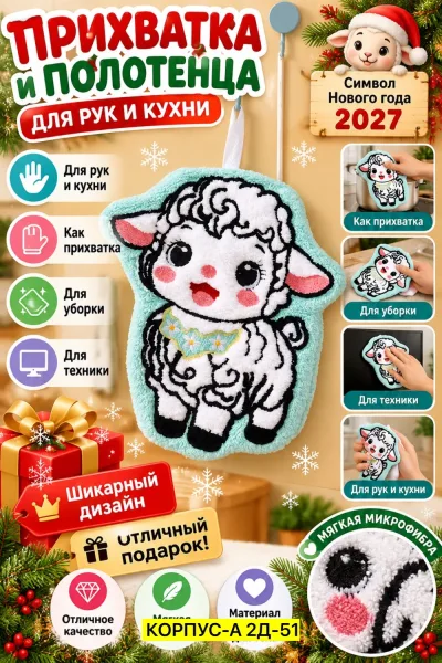 Прихватка и как полотенца для рук и кухни — фото 8