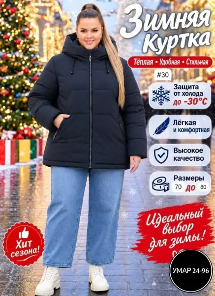Женская зимняя куртка — фото 4
