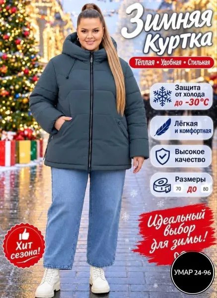 Женская зимняя куртка — фото 4