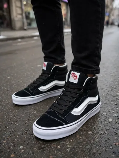 Кеды Vans зимние с меховым утеплением — фото 25