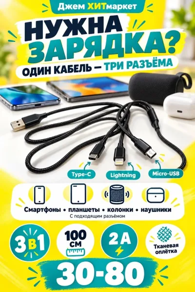 Кабель для зарядки — фото 1