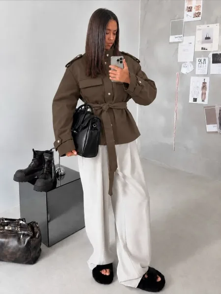 Тренч-жакет Trend Belt — фото 4