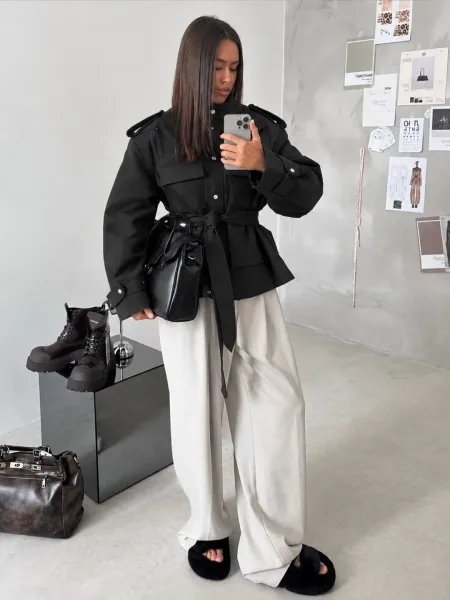 Тренч-жакет Trend Belt — фото 5