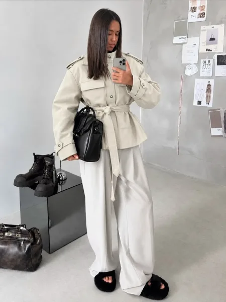 Тренч-жакет Trend Belt — фото 6