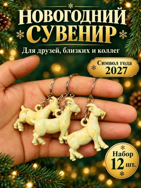 Брелок новогодний символ года — фото 1