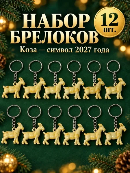 Брелок новогодний символ года — фото 4