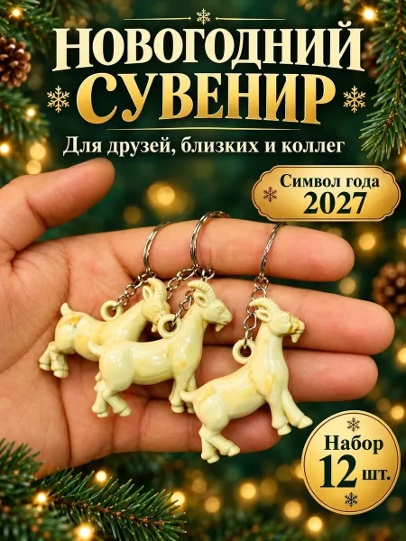 Брелок новогодний символ года — фото 5
