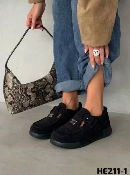 Miu-Miu ЛОФЕРЫ НА ЗИМА — фото 5
