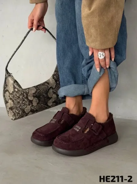 Miu-Miu ЛОФЕРЫ НА ЗИМА — фото 7