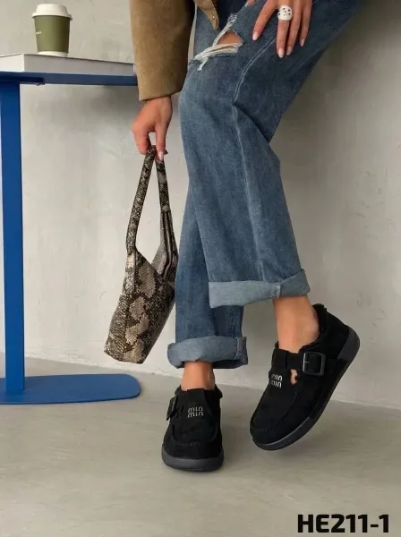 Miu-Miu ЛОФЕРЫ НА ЗИМА — фото 10