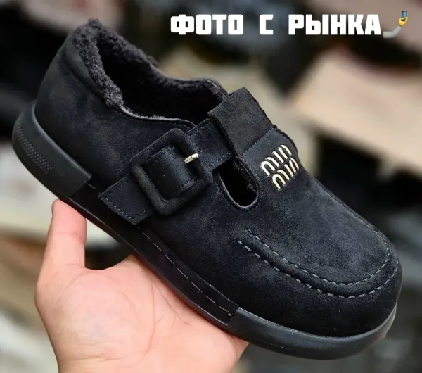 Miu-Miu ЛОФЕРЫ НА ЗИМА — фото 14