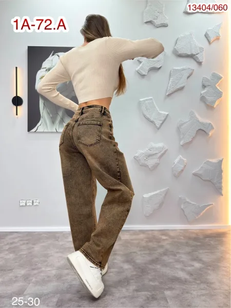 Джинсы женские baggy — фото 4