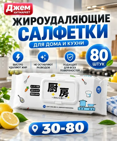 Жироудаляющие салфетки для дома и кухни — фото 1