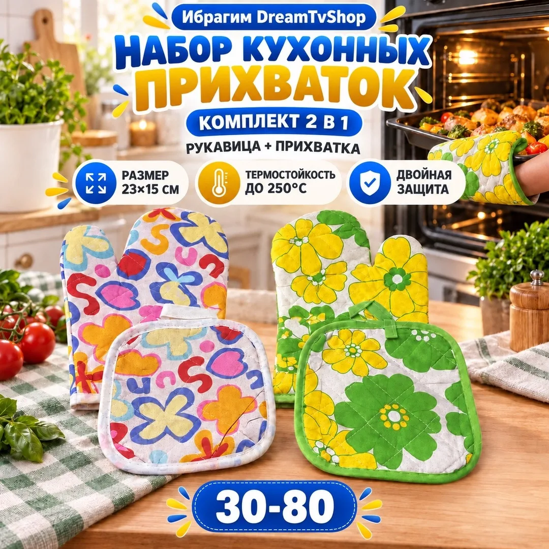 Кухонный набор: прихватка — фото 1
