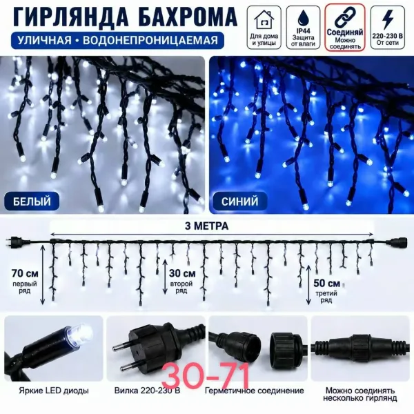 Гирлянд Бахрома — фото 3