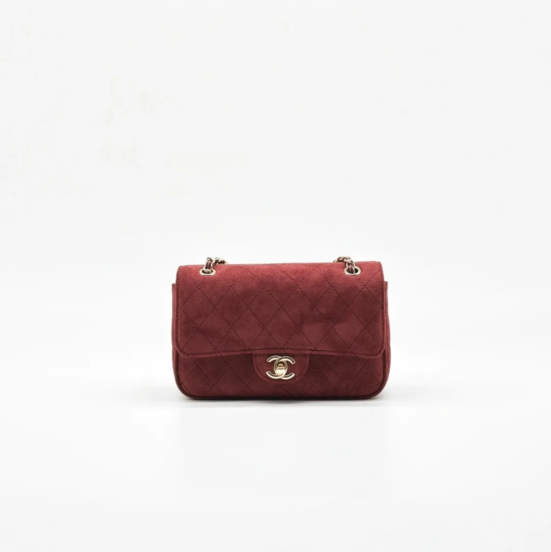 Сумка CHANEL, замша — фото 1