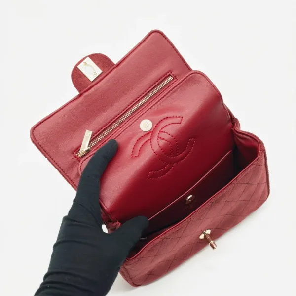 Сумка CHANEL, замша — фото 7