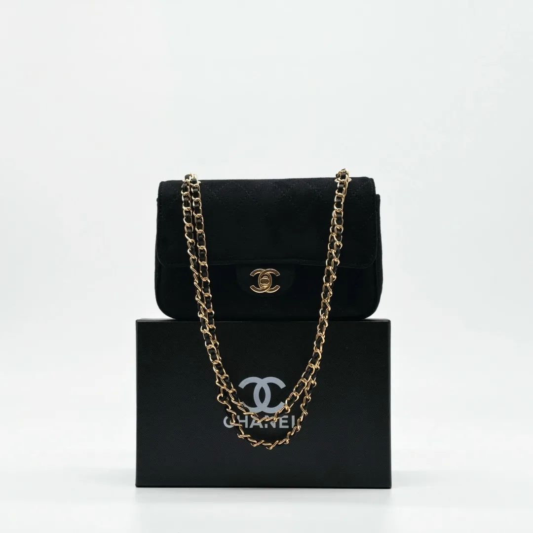Сумка CHANEL, замша — фото 1