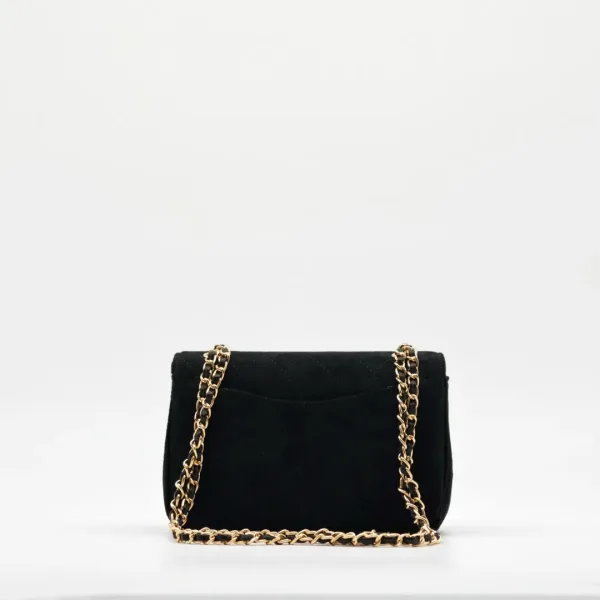Сумка CHANEL, замша — фото 5