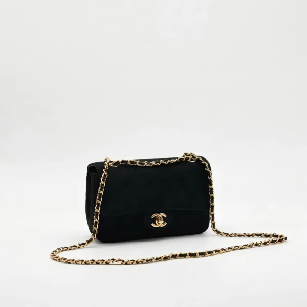 Сумка CHANEL, замша — фото 6