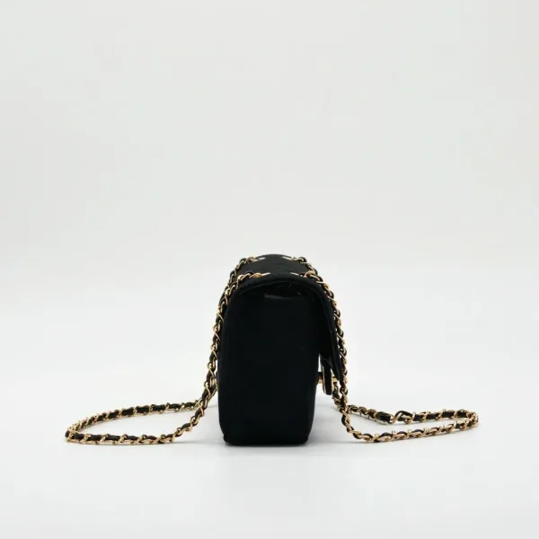 Сумка CHANEL, замша — фото 8