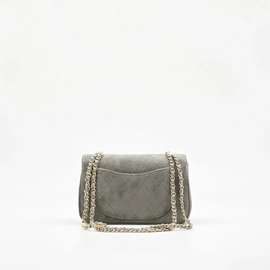 Сумка CHANEL, замша — фото 2