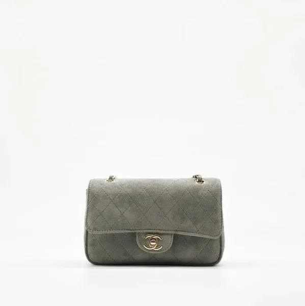 Сумка CHANEL, замша — фото 1