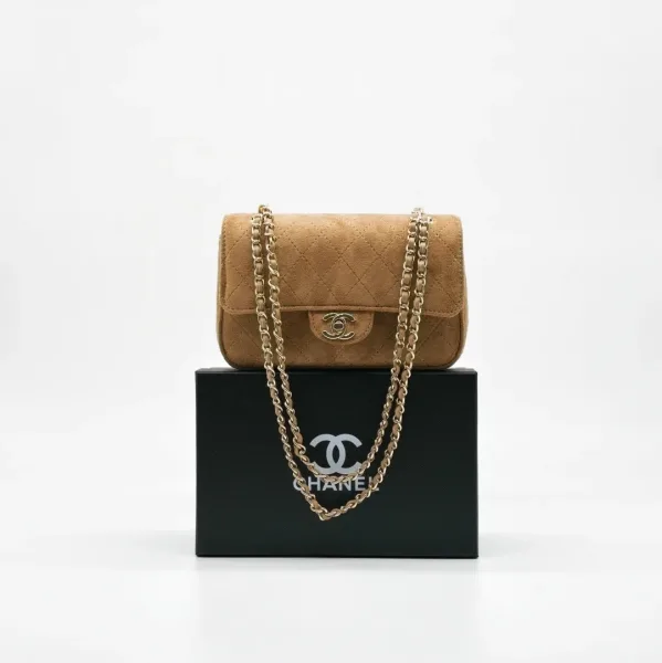Сумка CHANEL, замша — фото 1