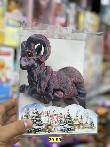 Игрушка в форме 3D-барашка из пластика — фото 5
