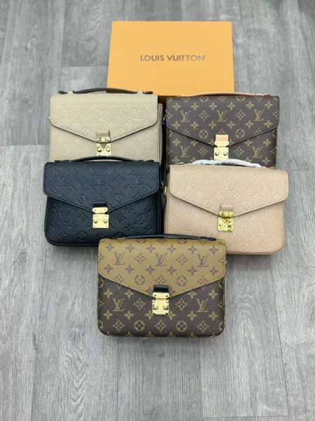 Сумка LOUIS VUITTON из канвы и натуральной кожи — фото 9
