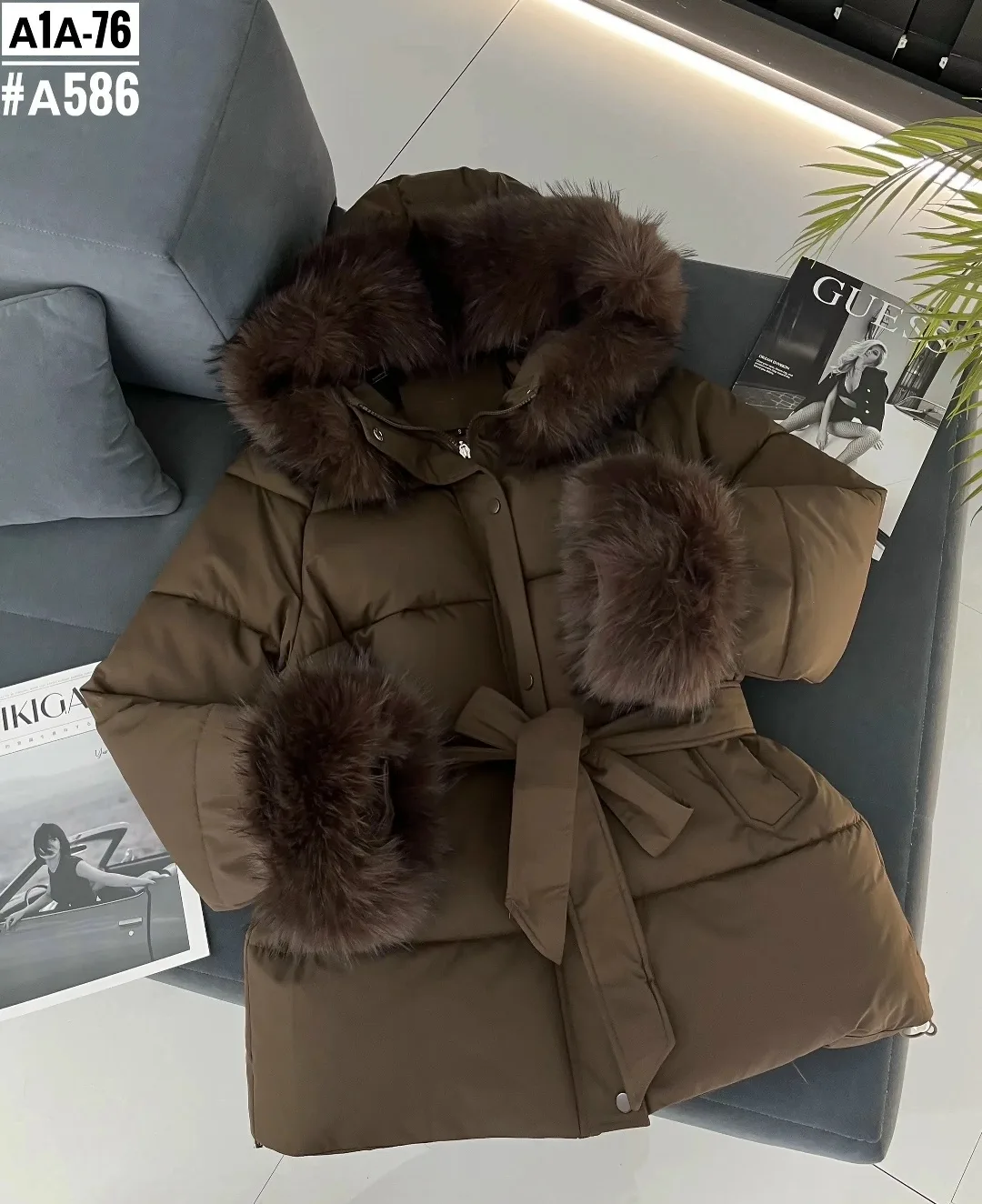 Куртка молодежная с съемным мехом — фото 1