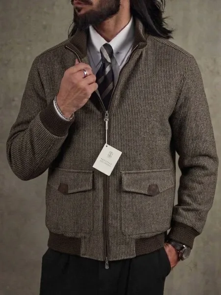 Brunello Cucinelli куртка из кашемира и шерсти — фото 1