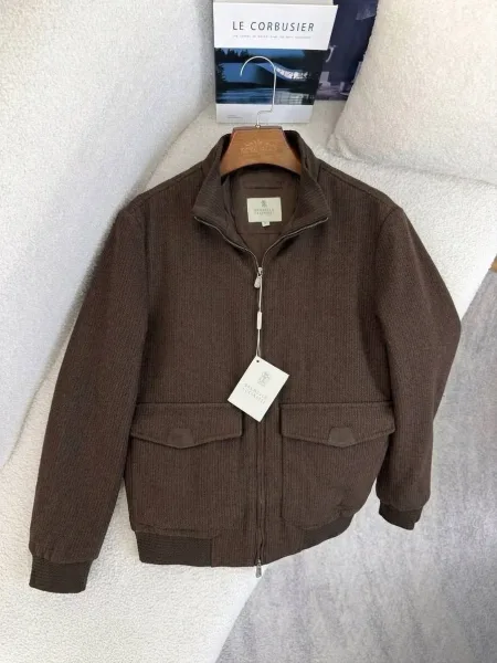 Brunello Cucinelli куртка из кашемира и шерсти — фото 5