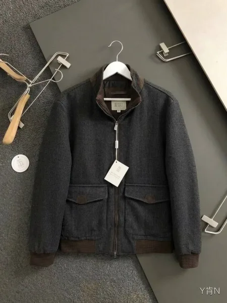 Brunello Cucinelli куртка из кашемира и шерсти — фото 6