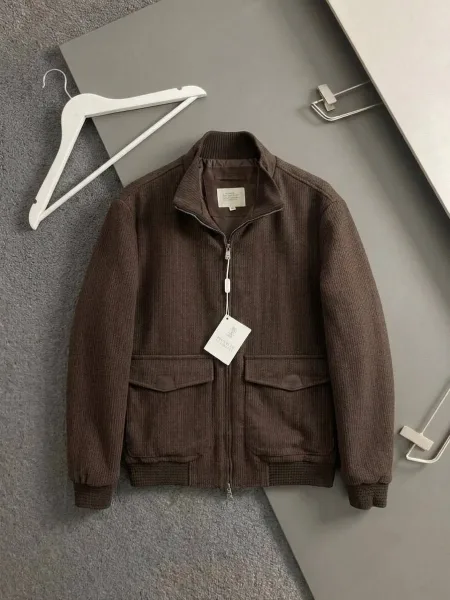 Brunello Cucinelli куртка из кашемира и шерсти — фото 8