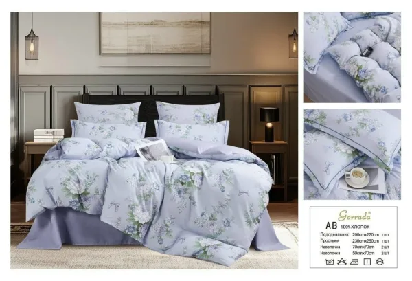 Комплект постельного белья, хлопок — фото 6