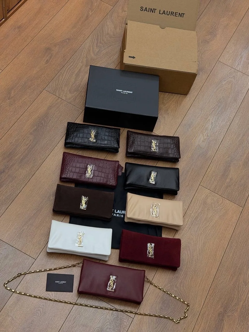Сумка Saint Laurent из натуральной кожи и замши — фото 2