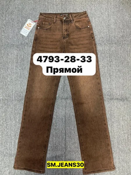 Брюки, джинсовые — фото 8