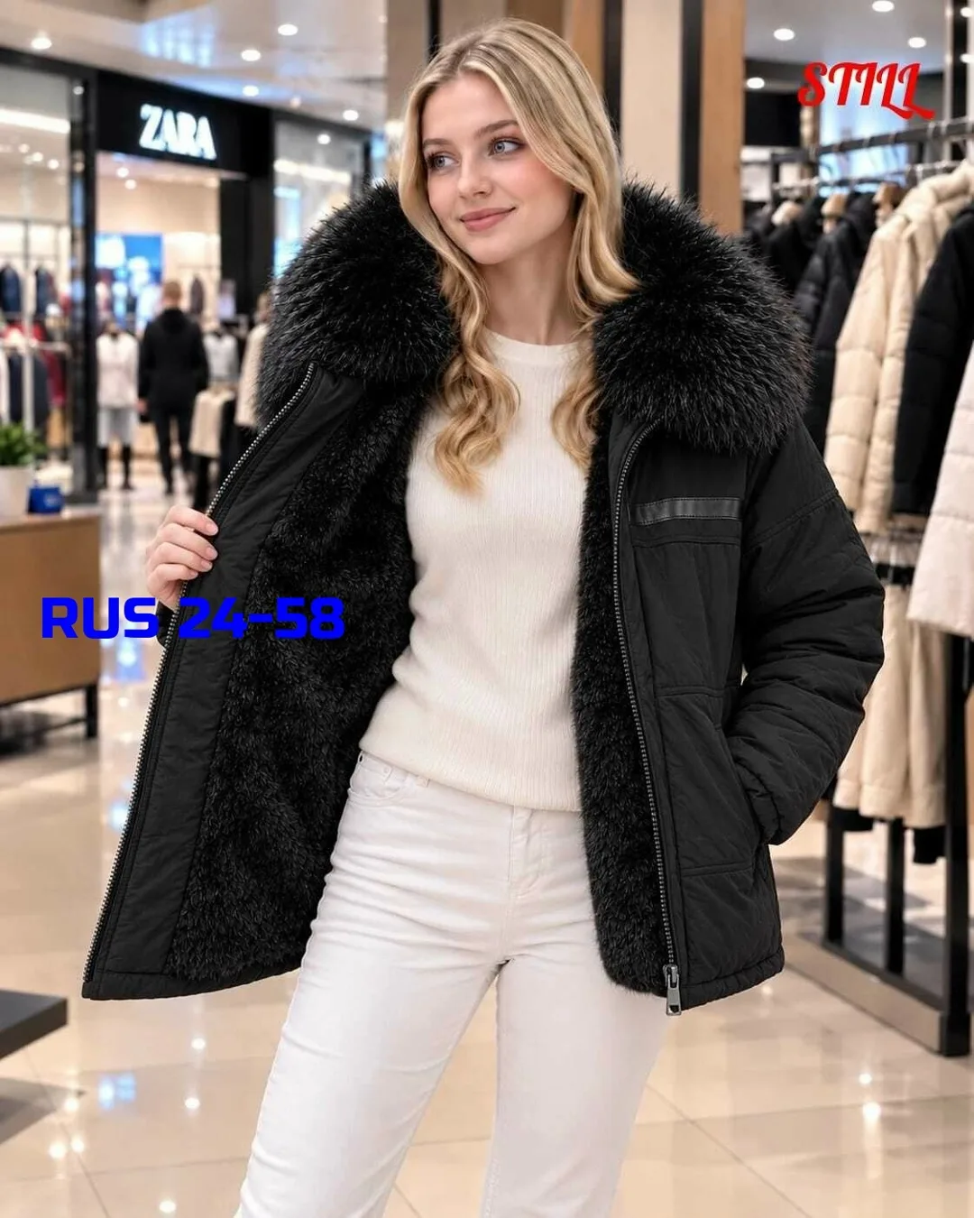 Женская зимняя куртка M, L, XL, 2XL — фото 2