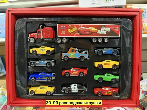 Игрушка из железа, подарочный набор машинок — фото 3