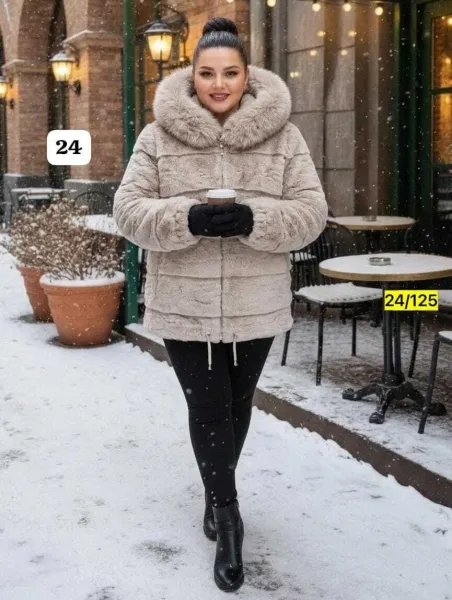 Шуба из искусственного меха — фото 3