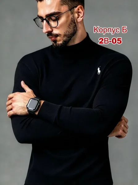 Водолазка для мужчин, флисе — фото 6