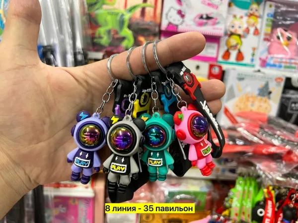Игрушечные брелоки из резины — фото 3