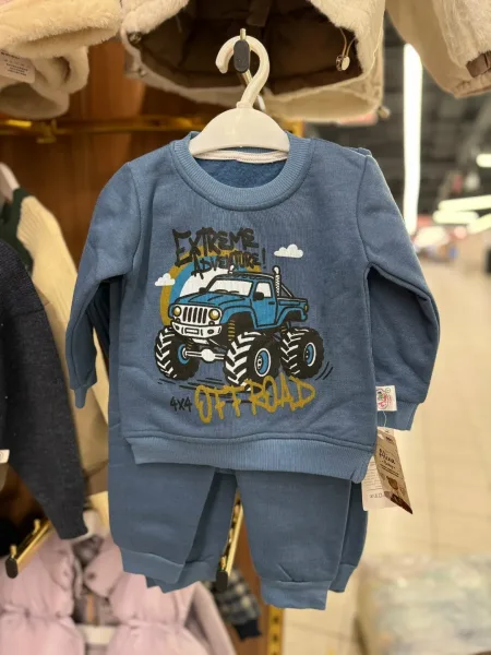 Костюм двойка для детей 1–3 лет с подкладкой из флиса — фото 1